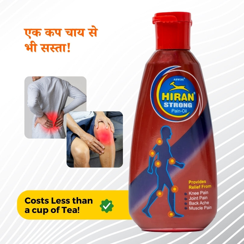 हिरन दर्द निवारक तेल - मिनटों में आराम - भारी मात्रा में छूट