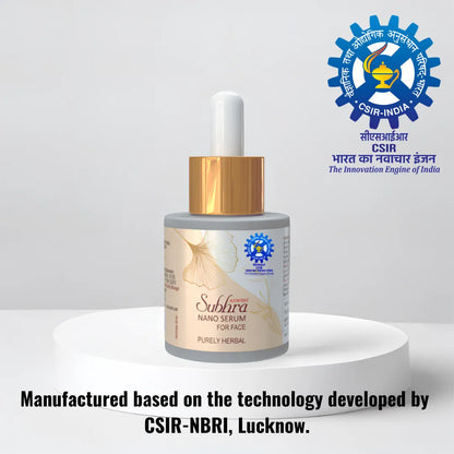 चेहरे के लिए अश्विनी शुभ्रा नैनो सीरम - CSIR-NBRI द्वारा विकसित