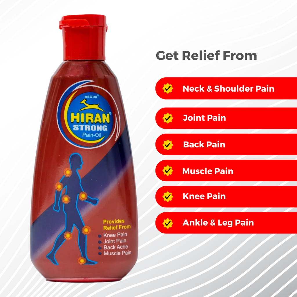 Hiran Pain Relief Oil - Relief in 3 minutes