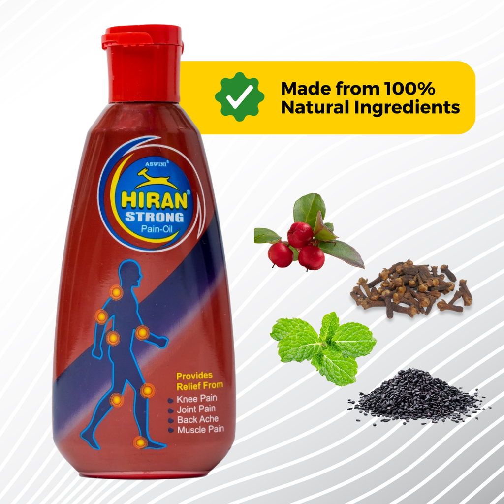 Hiran Pain Relief Oil - Relief in 3 minutes