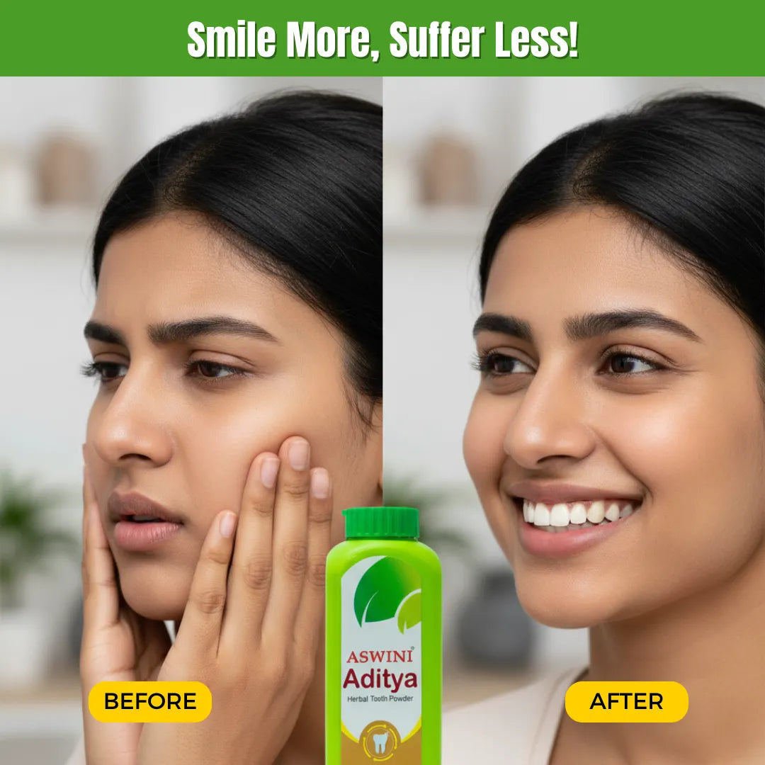 Aditya Herbal Tooth Powder