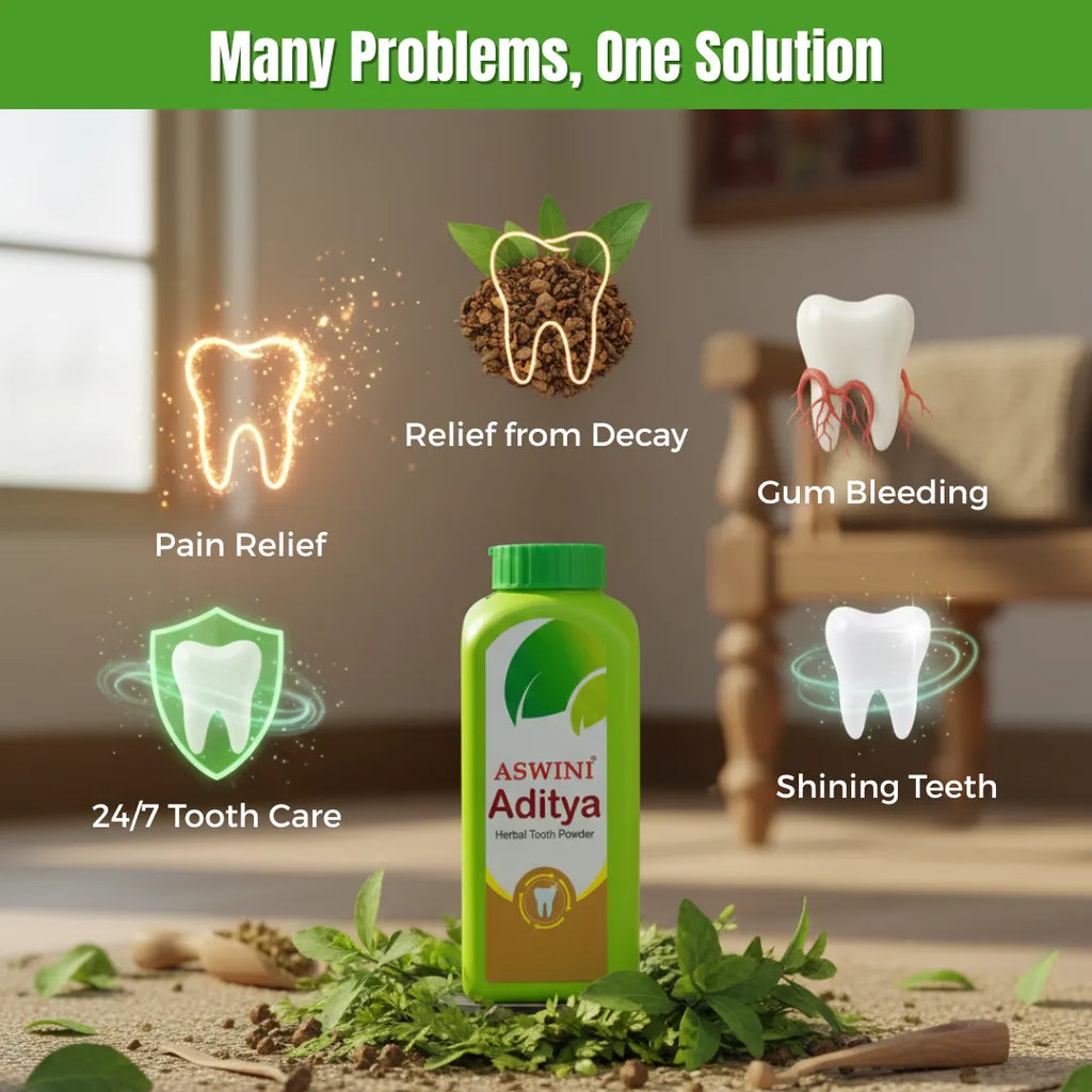 Aditya Herbal Tooth Powder